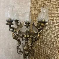 کنار سالنی جنس برنج رنگ برنز|لوستر و چراغ آویز|قزوین, |دیوار