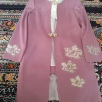 کت شلوار صورتی نو