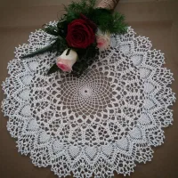 انواع رومیزی بافتنی ، زیر لیوانی، لیف|پرده، رانر، رومیزی|میبد, |دیوار