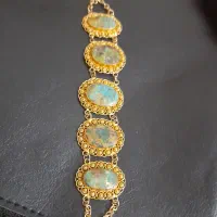 دستبند ۲۱گرم ۴درصد ۳دونه النگو سایز ۳هر کدوم ۸گرم|جواهرات|دهدشت, |دیوار