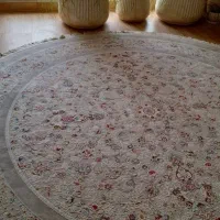 فرش نه۹مترایتاتیس گل برجسته طوسی ریزنقش|فرش|باقرشهر, |دیوار