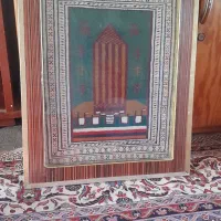 یک جفت تابلوگنبدقابوس دست بافت|تابلو، نقاشی، عکس|گنبد کاووس, |دیوار