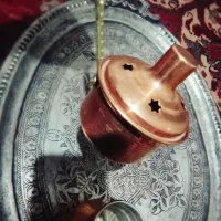 انواع ظروف مس مینیاتوری کلکسیون اروپایی سیلورپلیت|کلکسیون اشیاء عتیقه|زنجان, |دیوار