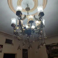 لوستر 10شاخه|لوستر و چراغ آویز|بهارستان, |دیوار