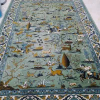 دو عدد فرش 6متری شکاری