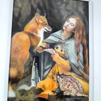 سیاه قلم و نقاشی چهره عکس تابلو