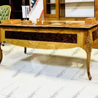 میز مدیریت رویال پولیش مبلمان اداری چوبی رنگ متنوع