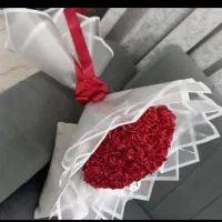 انواع دسته گل رز روبانی آماده و سفارشی|گل مصنوعی|اردبیل, |دیوار
