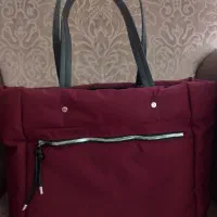 کیف زرشکی بزرگ|کیف، کفش، کمربند|نور, |دیوار