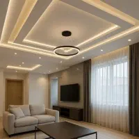 اجرای کناف دامپا تایل نرده استیل|خدمات پیشه و مهارت|شیراز, گویم|دیوار