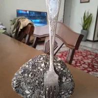 چنگال بزرگ سایز نقره|کلکسیون اشیاء عتیقه|تهران, آرارات|دیوار