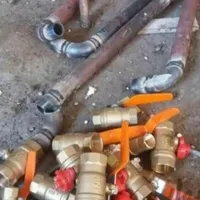 لوله کش گازکشی گازرسانی جوشکاری پایه کولر