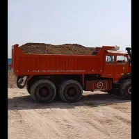 ترلی شن و ماسه صدف وسیمان. خاک شیرین. بادی