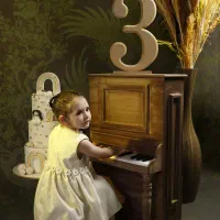 عکاسی تولد با کلیپ رایگان