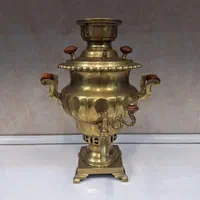 سماور زغالی برنجی قدیمی