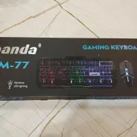 کیبورد و موس گیمینگ باندا KM-77 RGB