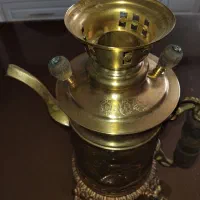 سماور زغالی|کلکسیون اشیاء عتیقه|همدان, |دیوار