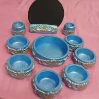 ظروف هفت سین ،جنس کار سنگ مصنوعی و ضدآب