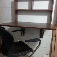 میز تحریر تاشو دیواری فوق کمجا شلف دار|میز تحریر و کامپیوتر|تهران, شهرک ولیعصر جنوبی|دیوار