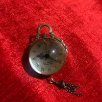 ساعت کوکی جیبی شیشه ای عتیقه