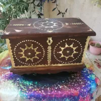 صندوقچه طرح قدیم تمام یراق برنج