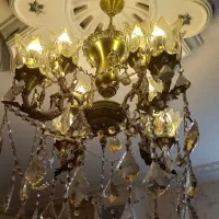 لوستر برنز برنجی درحد نو|لوستر و چراغ آویز|تهران, تهرانسر شرقی|دیوار