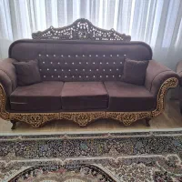 مبل راحتی ۱۰نفره|مبلمان خانگی و میز عسلی|نیشابور, کوی فرهنگیان|دیوار