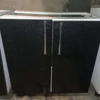 گاز صفحه ای با کابینت ۱/۵ متری ام دی اف های گلاس|اجاق گاز و لوازم برقی پخت‌وپز|محمودآباد, |دیوار