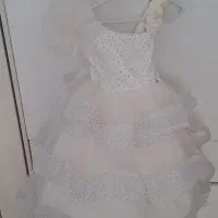 پیراهن توری در حد نو