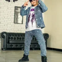 ۴ تیکه جین بقیمت تولید سایز ۱ تا ۱۴ سال|کفش و لباس بچه|رباط‌کریم, رباط‌کریم|دیوار