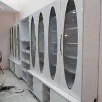 تعدادی ویترین مغازه MDF با ریل آکاردئونی|فروشگاه و مغازه|شیراز, سلطان آباد|دیوار