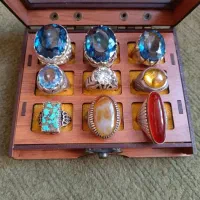 انگشتر جواهرات معدنی