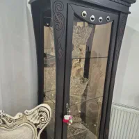 بوفه چوبی آینه دار|بوفه، ویترین، کنسول|پرند, فاز ۰|دیوار