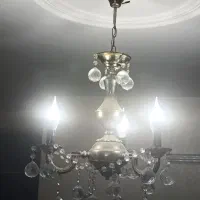 ۲ عدد لوستر سه شاخه + ۱ عدد آویز حبابی