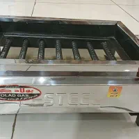 کباب پز گازی ۷ شعله استیل (پولاد گاز)