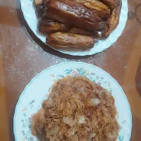 محصولات خانگی.بادمجان سرخ شده  .پیاز سرخ شده|خوردنی و آشامیدنی|تهران, شهرک ولیعصر شمالی|دیوار
