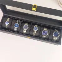 ساعت  صفحه سورمه ای