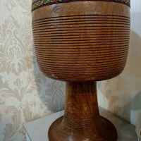 تنبک حلمی با چوب یک تکه با دهانه ۲۸|سازهای سنتی|اهواز, کوروش|دیوار