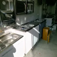 کابینت زیر سینکی با سینک اخوان۱۰۰در۵۰آماده نصب