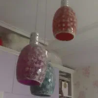 لوستر سه شاخه اتاق|لوستر و چراغ آویز|تبریز, |دیوار