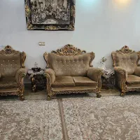 مبل هفت نفره ، میز جلو مبلی و عسلی|مبلمان خانگی و میز عسلی|ری, شهید بهشتی|دیوار