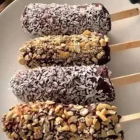 دسرموزشکلاتی خانگی/ تازه / خوشمزه