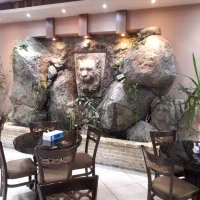 آبنما .صخره مصنوعی .آبشار