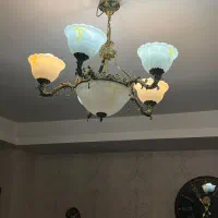 یک جفت لوستر ۵ شاخه|لوستر و چراغ آویز|کرج, شاهین‌ویلا|دیوار