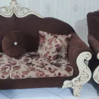 مبل 7نفره در حد نو بدون تو رفتگی|مبلمان خانگی و میز عسلی|رباطکریم, رباطکریم|دیوار