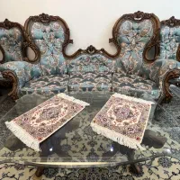 مبلمان سلطنتی چوبی و میز نهار خوری