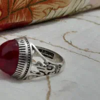 یاقوت نقره مردانه|جواهرات|رشت, حمیدیان|دیوار