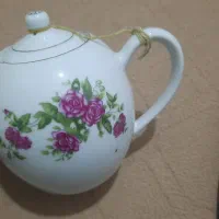 قوری گل سرخی|قوری، کتری، قهوه‌ساز دستی|قم, شاه سید علی|دیوار