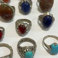 انوع انگشتر های سنگ معدنی طبیعی|بدلیجات|رشت, گلسار|دیوار