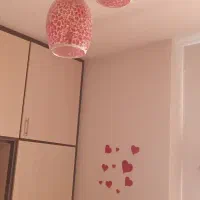 لوستر  اتاق خواب خارجی طرح شکسته